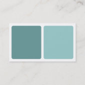 Panels - Schaduwen van Cool Green Visitekaartje (Achterkant)