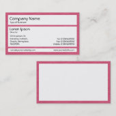 Panels - Verhoogde papiercriminaliteit Visitekaartje (Voorkant / Achterkant)