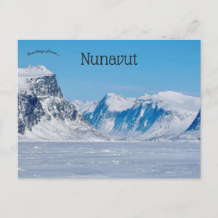 Pang Fjord Nunavut Canada Briefkaart