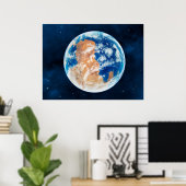 Pangaea 500 mijn kolossaal Poster (Thuiskantoor)