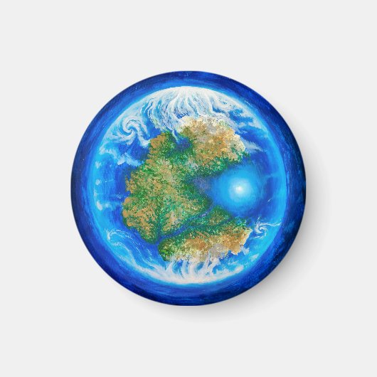 Pangaea en de Tethys oceaan Magneet (Voorkant)