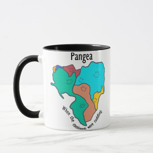 Pangea Continents Cuddling Multicolor Mok (Links)