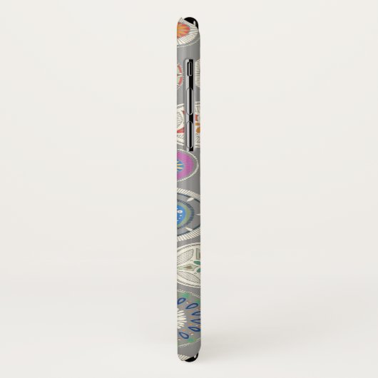 pango mandala pewter Case-Mate iPhone case (Achterkant/links)