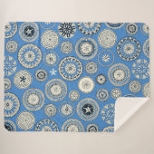 pangoblauw sherpa deken (Voorkant (horizontaal))