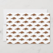 Pangolin Birthday Uitnodiging (Achterkant)