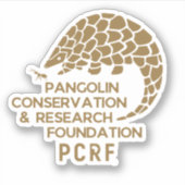 Pangolin Conservation & Research Foundation Sticke Sticker (Voorkant)