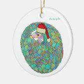 Pangolin Cute Endangered Animal Keramisch Ornament (Links)