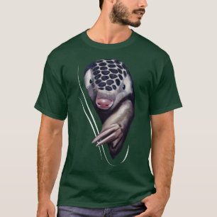 Pangolin dier afkomstig van binnen t-shirt
