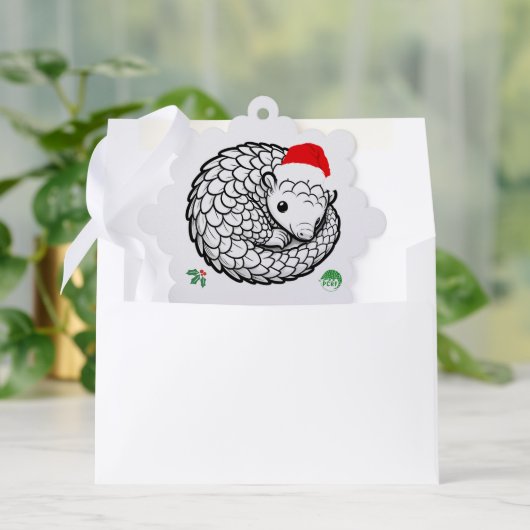 Pangolin Kerstmis Ornament (Envelop)