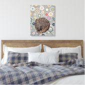 pangolin mandala canvas afdruk (Insitu (Slaapkamer))