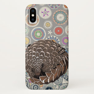 pangolin mandala iPhone x hoesje