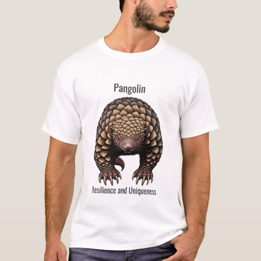 pangolin - Resilience and Uniqueness T-shirt (Voorkant)