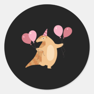 Pangolin viert Sticker