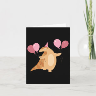 Pangolin viert Sticker Kaart