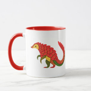 Pangolin Waterverf illustratie Mok