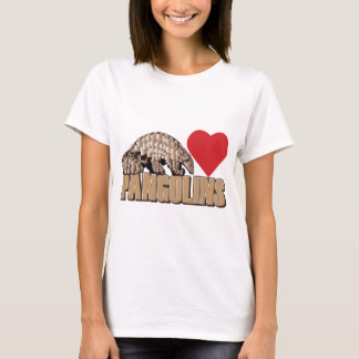 Pangolinen-hart T-shirt