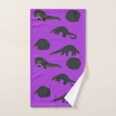 Pangolins à ventre noir (Serviette à main)