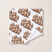 Pangolins adorables pour les pangolins mignons (Gant de toilette)