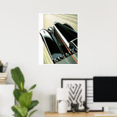 Panhard Automobile Vintage en Art Poster (Thuiskantoor)
