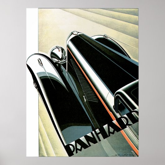 Panhard et Levassor ~ Automobile Advertentie Poster (Voorkant)