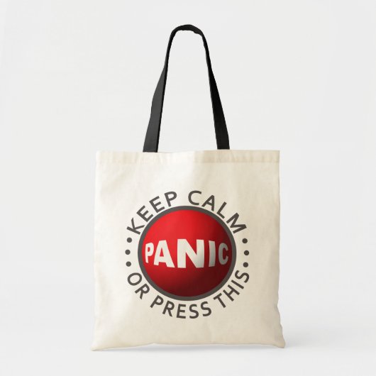 Panic Button bag - kies stijl Tote Bag (Voorkant)