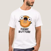 Panic Button Funny Sewing Pun T-shirt (Voorkant)