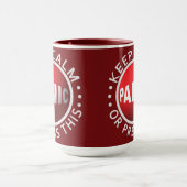 Panic Button mok - kies stijl (Midden)