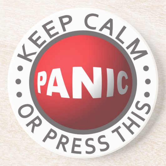 Panic Button onderzetter (Voorkant)