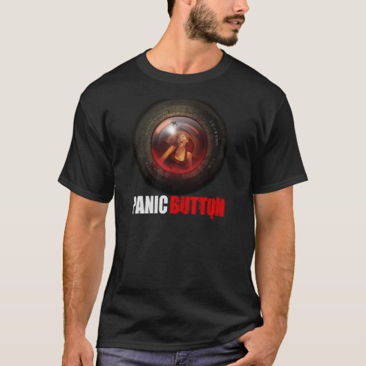 Panic Button Screaming Lens Tshirt (Voorkant)