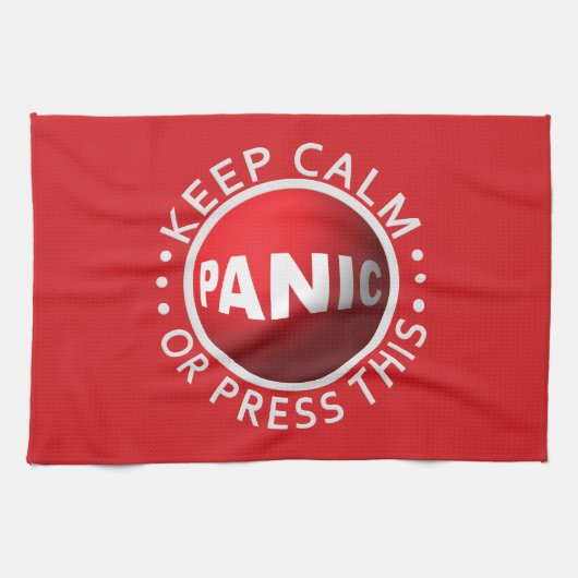 Panic Button serviette de cuisine (Horizontal)
