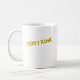 Panic Funny Quote niet Koffiemok