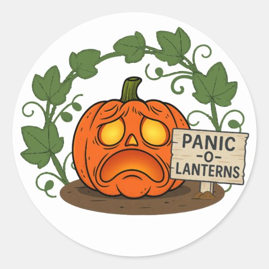 Panic-O-Lantern Stickers (Devant)