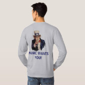 Panic Sam Long Hoeve T-shirt (Achterkant volledig)