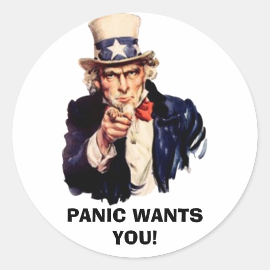 Panic Sam Sticker (Voorkant)
