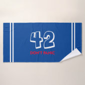 Panic Towel Day, Douglas Adams, 42 Badhanddoek (Badhanddoek)