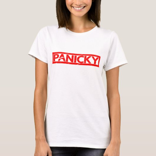 Panicky Stamp T-shirt (Voorkant)