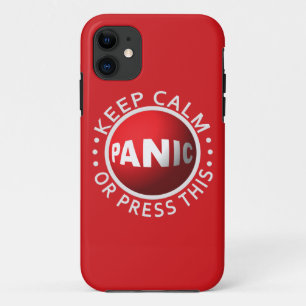 Paniek Button iPhone case