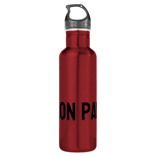 Paniek Nation Waterfles Waterfles (Achterkant)