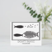 Paniek niet organiseren! briefkaart (Staand voorkant)