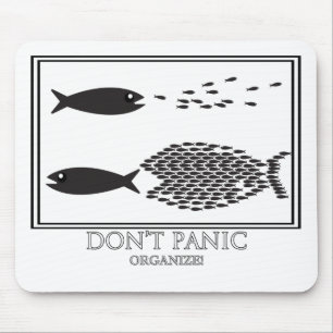 Paniek niet organiseren! muismat
