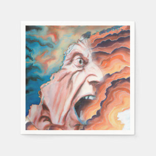 Paniek Olie Schilderij Servet