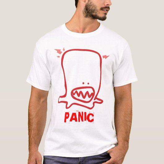 PANIEK T-SHIRT (Voorkant)
