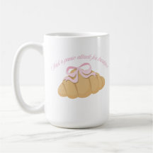 Paniekaanval als Ontbijt Cute Croissant
