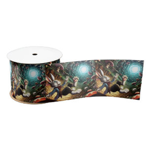 Paniekerig konijn dat in het konijnenhol valt lint