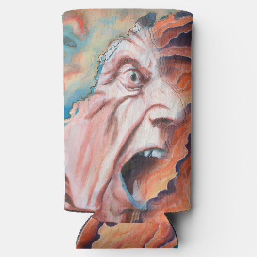 Paniekgolven olieverfschilderij (Achterkant)