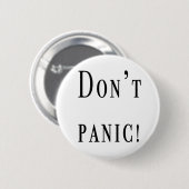 Paniekknop Dont Ronde Button 5,7 Cm (Voorkant /achterkant)