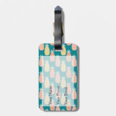 Paniekpatroon | Monogram Bagagelabel (Achterkant verticaal)