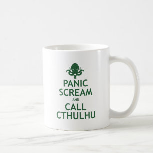 Paniekscherm en Call Cthulhu Koffiemok