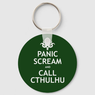 Paniekscherm en Call Cthulhu Sleutelhanger