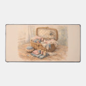 Panier à couture vintage Cottagecore Pastel (Recto)